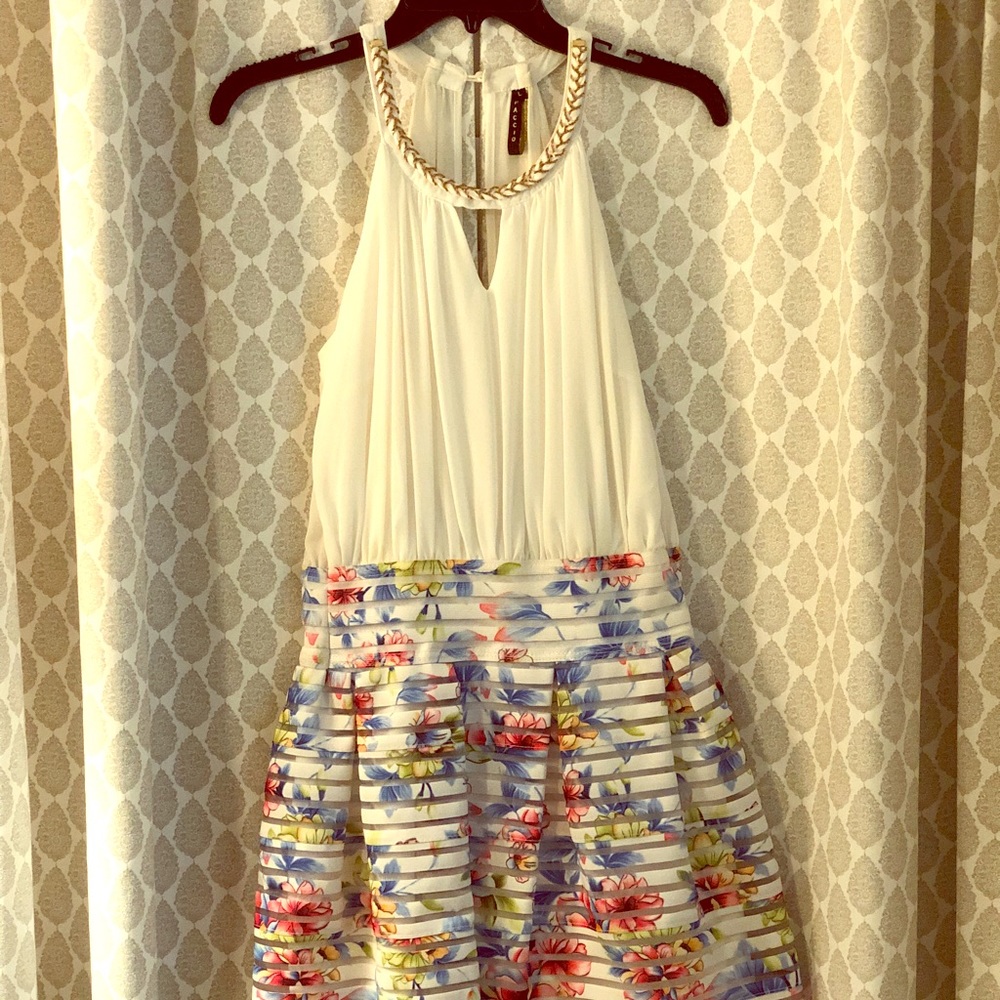 White/Floral dress
